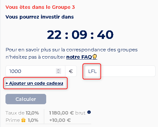 La Premiere Brique Ajout Code Bonus